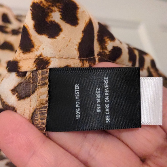 NWT Torrid Georgette Frida Leopard Ruffle Top Size 2X - Picture 7 of 8